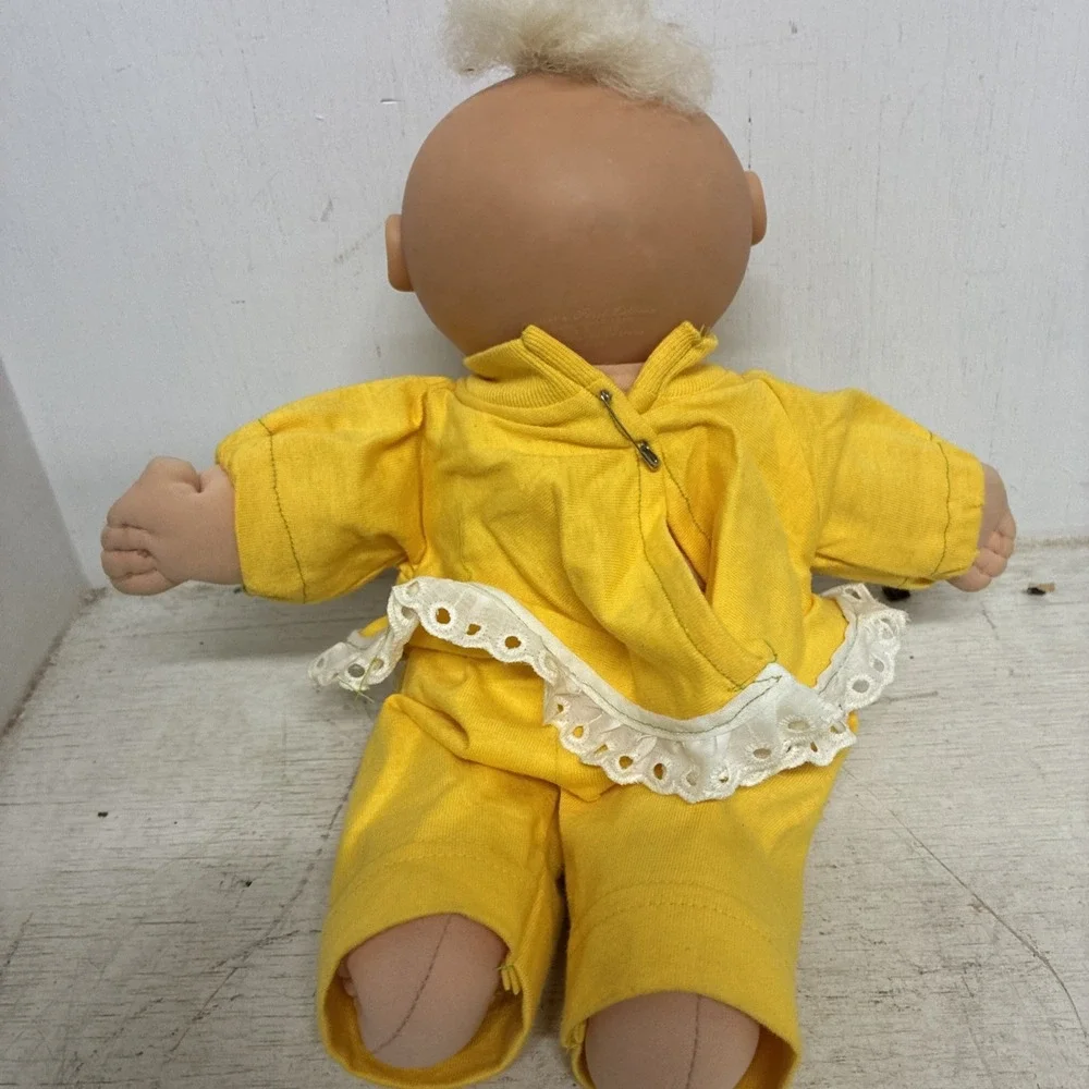 Vintage Mattel First Edition 1988 Cabbage Patch Blue Eyes Blonde Hair Doll